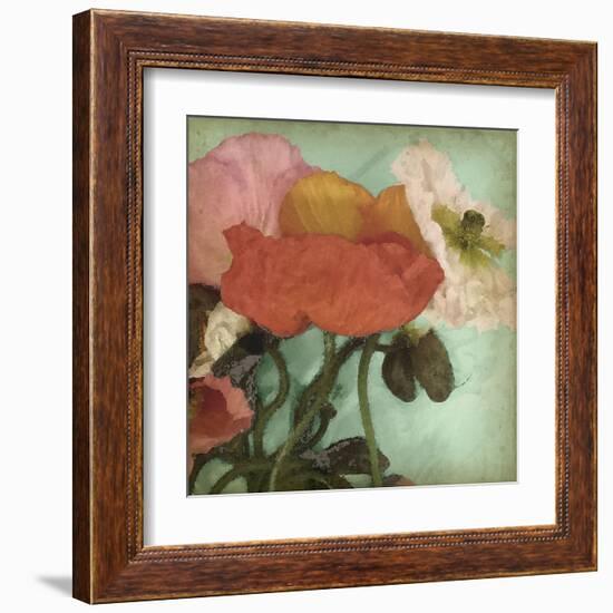 Aquatic Poppies II-Jennifer Goldberger-Framed Art Print