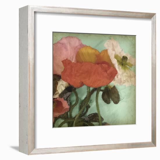 Aquatic Poppies II-Jennifer Goldberger-Framed Art Print