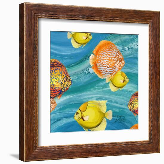 Aquatic Sea Life I-Patricia Pinto-Framed Art Print