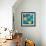 Aquatic Sea Life II-Patricia Pinto-Framed Art Print displayed on a wall