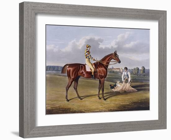 Aquatint by Thomas Sutherland After Barefoot, Winner 1823-John Frederick Herring I-Framed Giclee Print