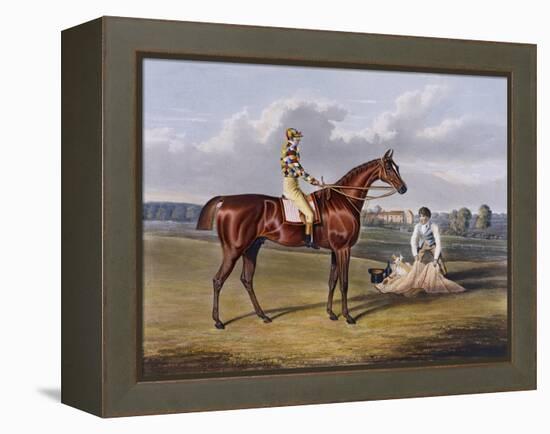 Aquatint by Thomas Sutherland After Barefoot, Winner 1823-John Frederick Herring I-Framed Premier Image Canvas