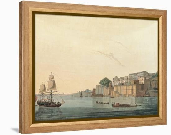 Aquatint from Oriental-Thomas & William Daniell-Framed Premier Image Canvas