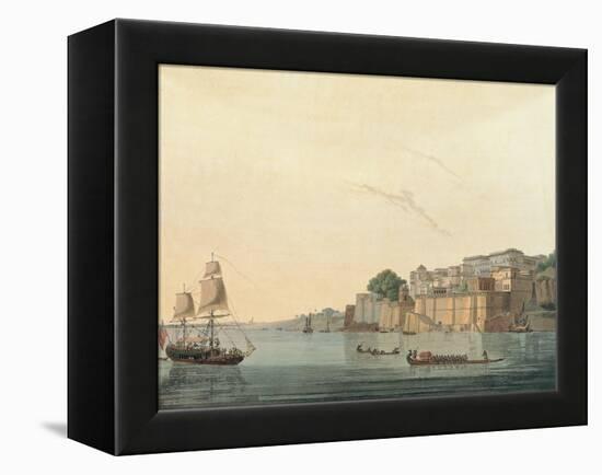 Aquatint from Oriental-Thomas & William Daniell-Framed Premier Image Canvas