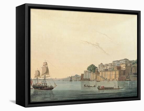 Aquatint from Oriental-Thomas & William Daniell-Framed Premier Image Canvas