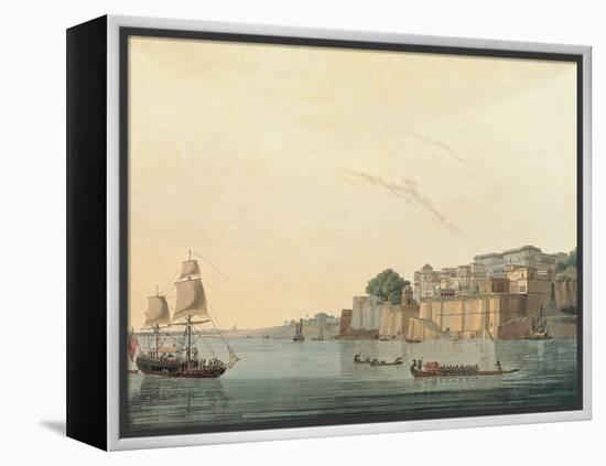 Aquatint from Oriental-Thomas & William Daniell-Framed Premier Image Canvas