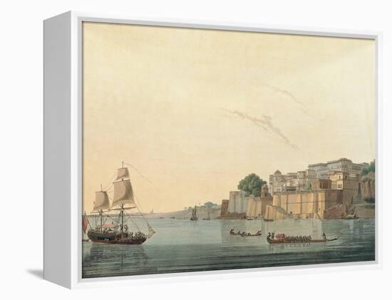 Aquatint from Oriental-Thomas & William Daniell-Framed Premier Image Canvas