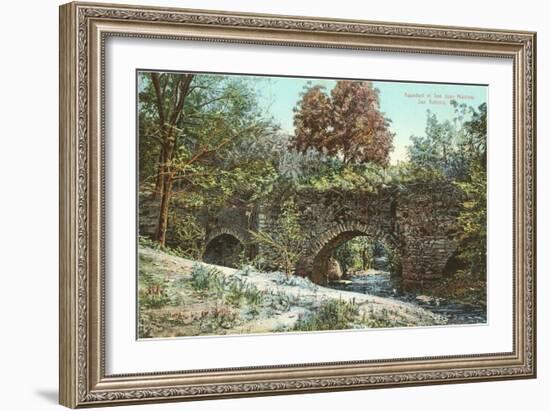 Aqueduct of San Jose Mission, Texas-null-Framed Art Print