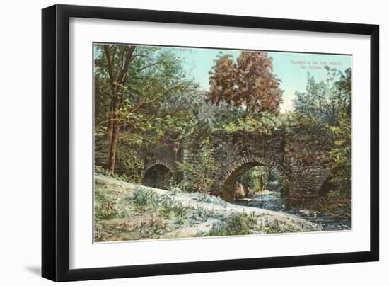 Aqueduct of San Jose Mission, Texas-null-Framed Art Print