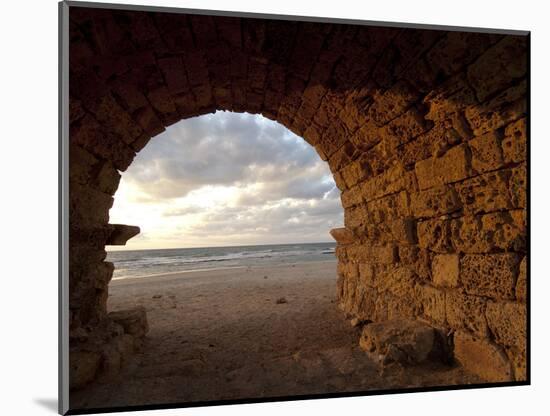 Aqueduct Ruins, Caesarea, Israel-Ellen Clark-Mounted Photographic Print