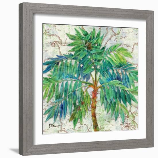 Aqueous Palm I-Paul Brent-Framed Art Print