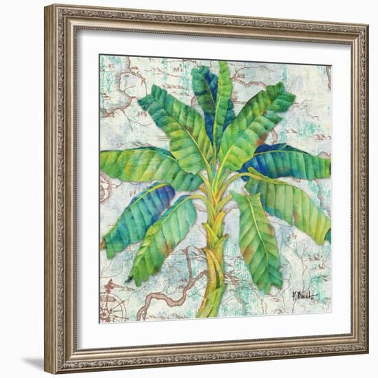 Aqueous Palm II-Paul Brent-Framed Art Print