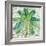 Aqueous Palm II-Paul Brent-Framed Art Print