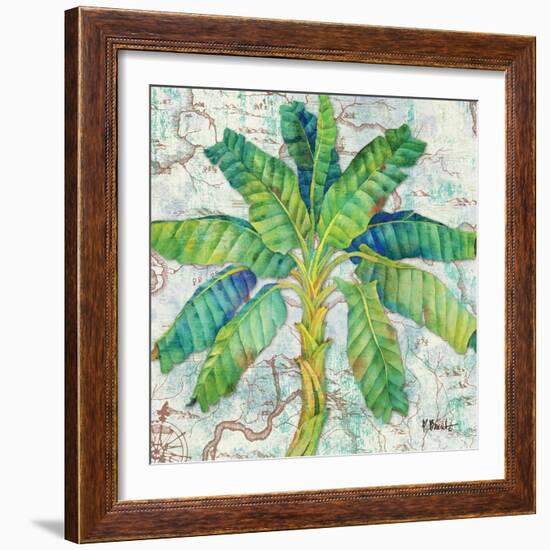 Aqueous Palm II-Paul Brent-Framed Art Print