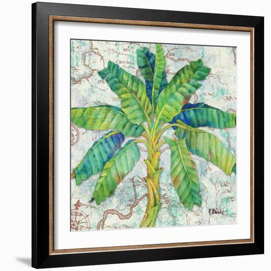 Aqueous Palm II-Paul Brent-Framed Art Print