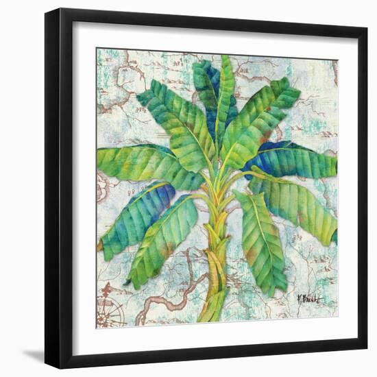 Aqueous Palm II-Paul Brent-Framed Art Print