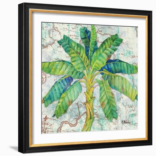 Aqueous Palm II-Paul Brent-Framed Art Print