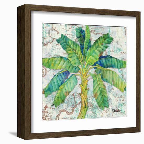 Aqueous Palm II-Paul Brent-Framed Art Print