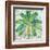 Aqueous Palm II-Paul Brent-Framed Art Print