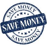 Save Money Stamp-aquir-Art Print