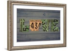 AR State Love 2-Design Turnpike-Framed Giclee Print