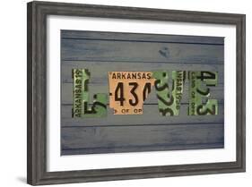 AR State Love 2-Design Turnpike-Framed Giclee Print