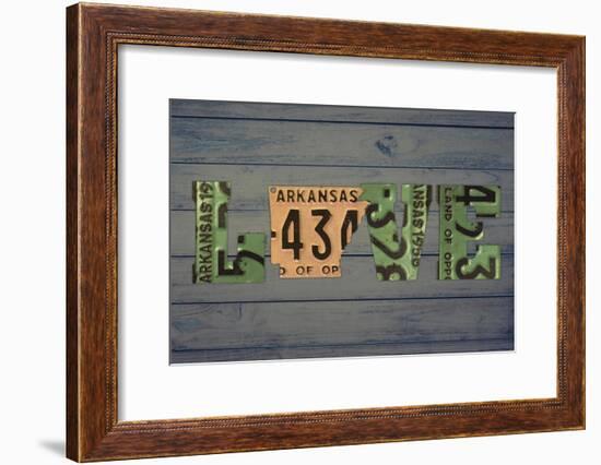 AR State Love 2-Design Turnpike-Framed Giclee Print