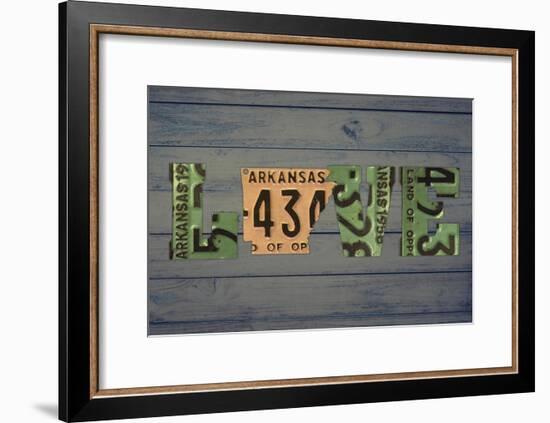 AR State Love 2-Design Turnpike-Framed Giclee Print