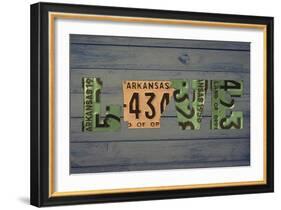 AR State Love 2-Design Turnpike-Framed Giclee Print