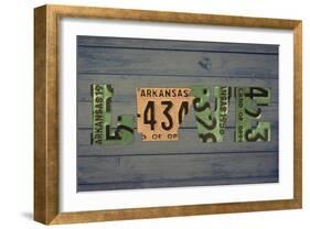 AR State Love 2-Design Turnpike-Framed Giclee Print