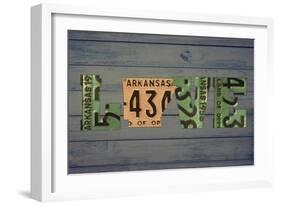 AR State Love 2-Design Turnpike-Framed Giclee Print