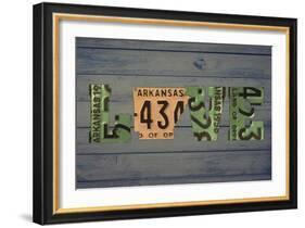 AR State Love 2-Design Turnpike-Framed Giclee Print