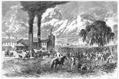 Sugar Plantation, New Orleans, 1870-AR Ward-Framed Giclee Print