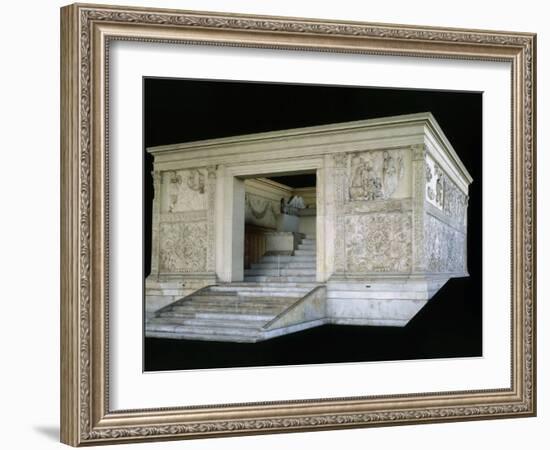 Ara Pacis Augustae, Monumental Altar, Marble-null-Framed Photographic Print