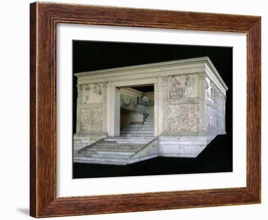 Ara Pacis Augustae, Monumental Altar, Marble-null-Framed Photographic Print