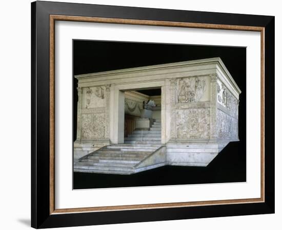 Ara Pacis Augustae, Monumental Altar, Marble-null-Framed Photographic Print
