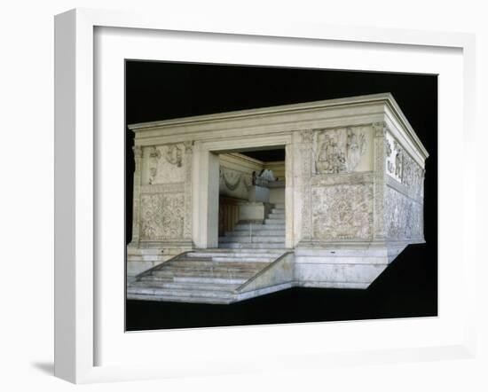 Ara Pacis Augustae, Monumental Altar, Marble-null-Framed Photographic Print