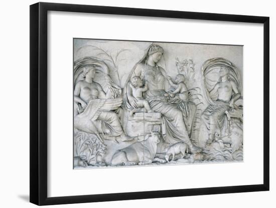 Ara Pacis Augustae. Tellus Panel-null-Framed Giclee Print