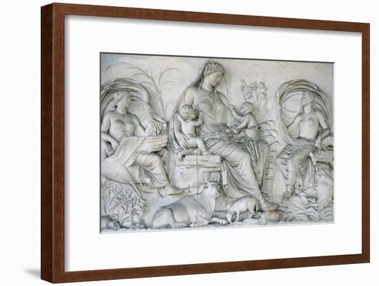 Ara Pacis Augustae. Tellus Panel-null-Framed Giclee Print