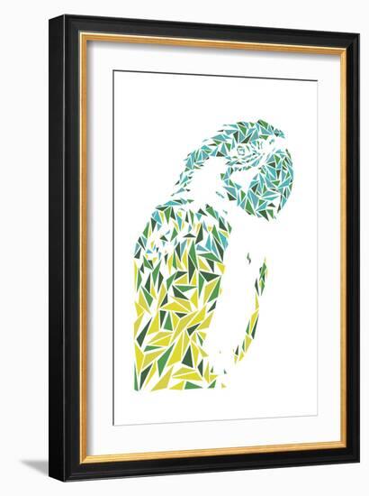 Ara Parrot-Cristian Mielu-Framed Art Print