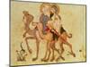 Arab 3929 F.122 Farewells of Abu-Zayd and Al-Harith before the Return to Mecca-null-Mounted Giclee Print