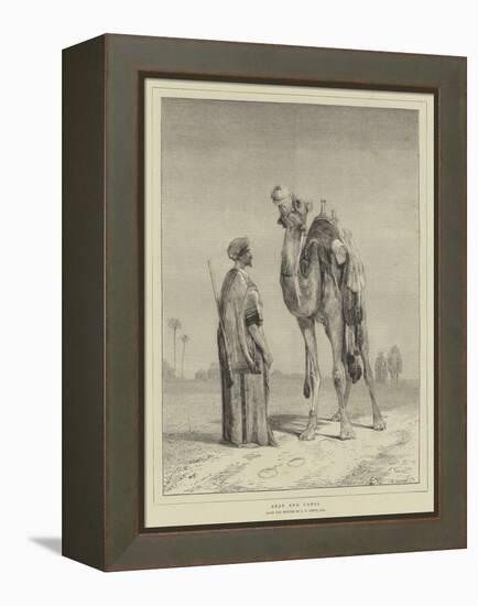 Arab and Camel-John Frederick Lewis-Framed Premier Image Canvas