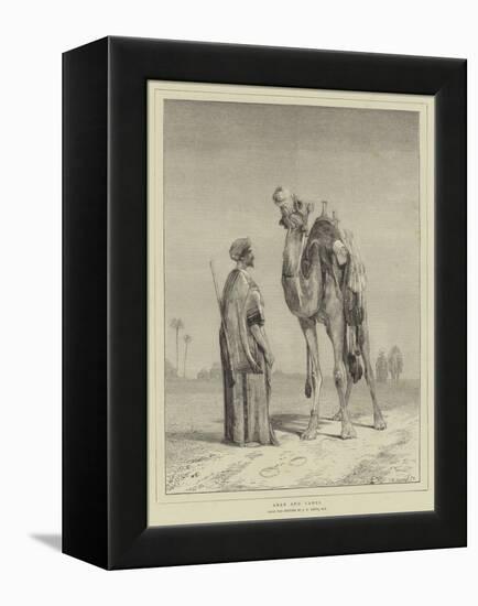 Arab and Camel-John Frederick Lewis-Framed Premier Image Canvas