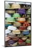 Arab caps for sale, Tunisia, North Africa-Nico Tondini-Mounted Photographic Print