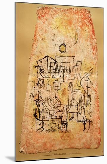 Arab City-Paul Klee-Mounted Giclee Print