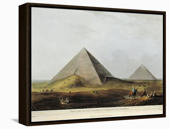 Arab Dwelling Built on Ancient Ruins Along the Menuf Canal in Egypt from Views in Egypt, 1804-Luigi Mayer-Framed Premier Image Canvas