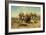 Arab Horsemen on the Attack, 1869-Adolf Schreyer-Framed Giclee Print