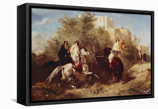 Arab Horsemen-Eugene Fromentin-Framed Premier Image Canvas