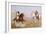 Arab Horsemen-Giulio Rosati-Framed Giclee Print