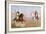 Arab Horsemen-Giulio Rosati-Framed Giclee Print